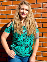 Load image into Gallery viewer, Cow Town Babe top