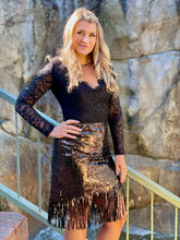 Load image into Gallery viewer, Fancy and You Know It sequin skirt