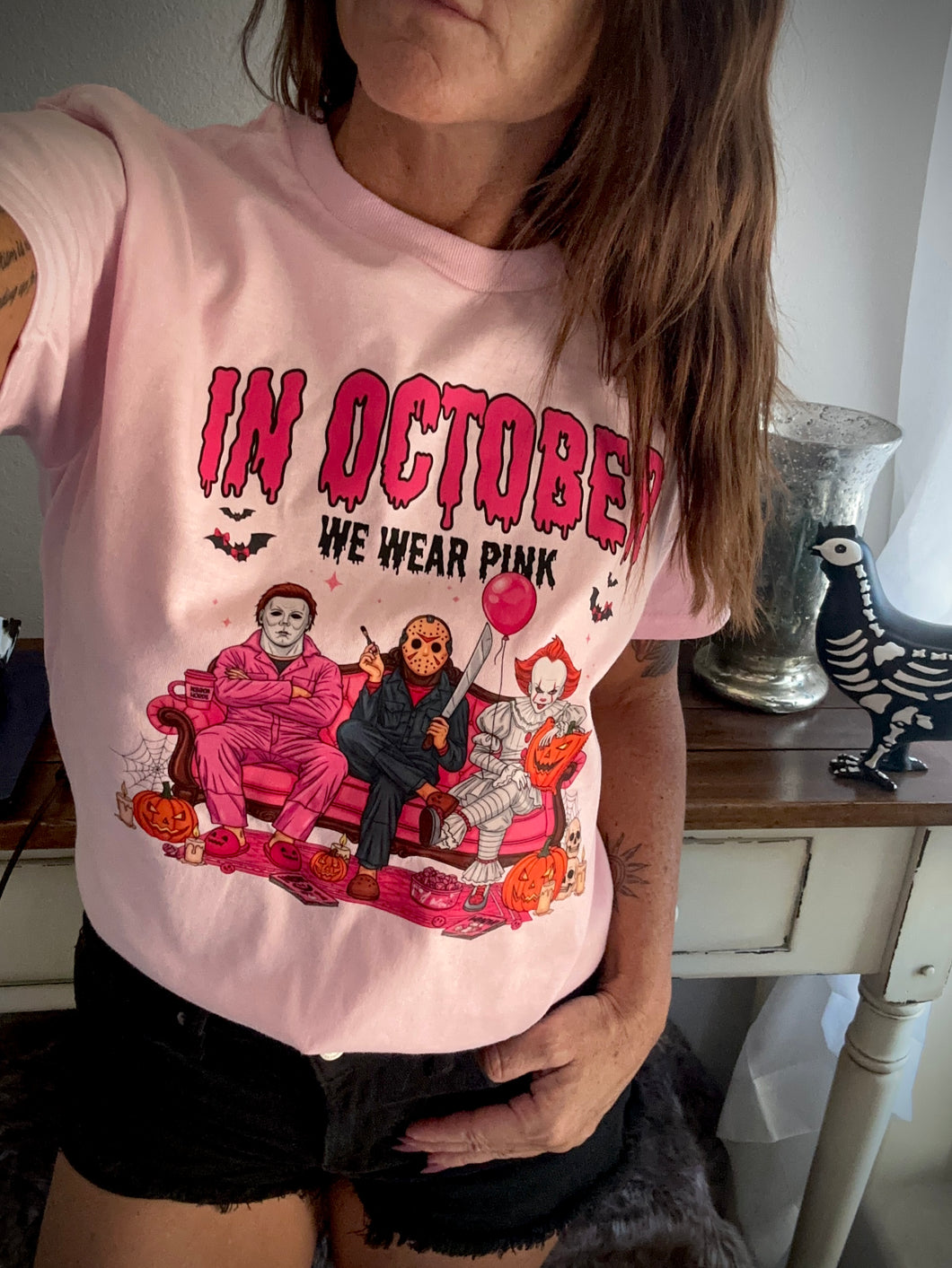 In October We Wear Pink Shirt