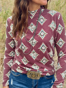 High Plains Aztec Top