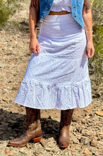 Load image into Gallery viewer, Eyelet of my Dreams skirt