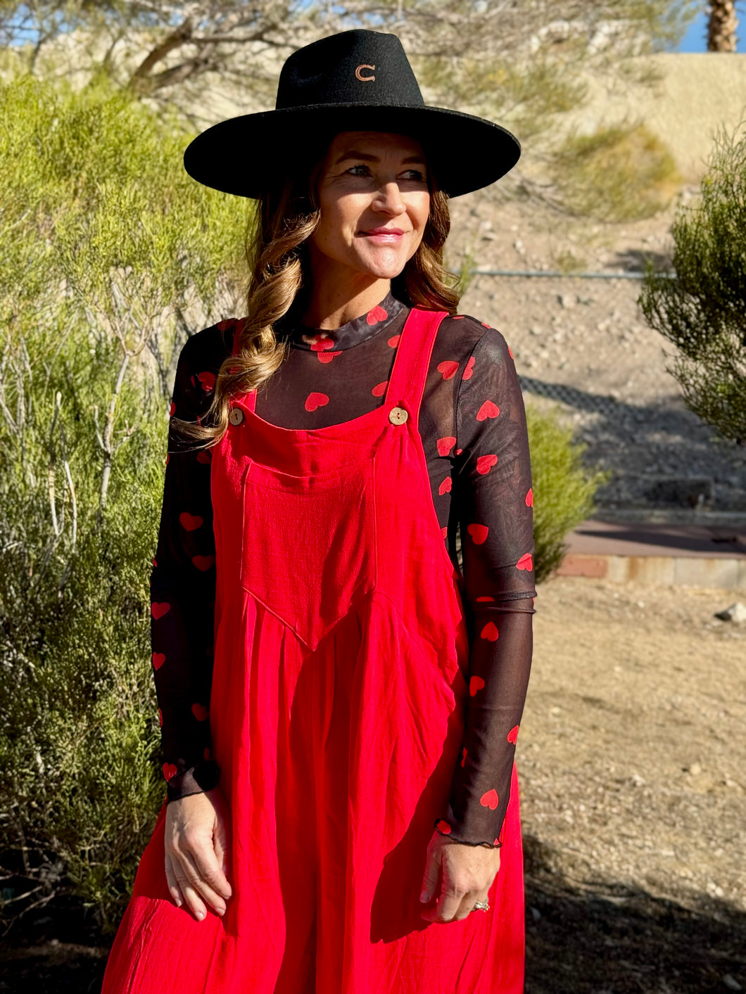 Queen of Hearts Mesh Bodysuit