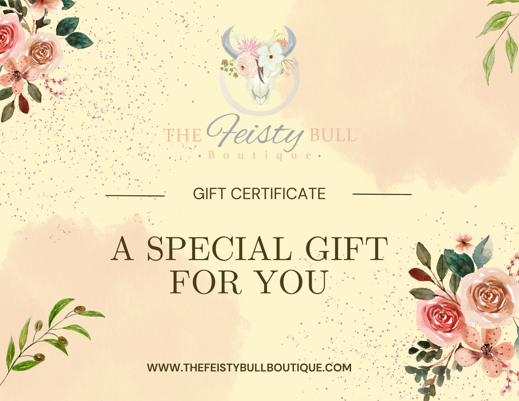 The Feisty Bull Boutique Gift Card