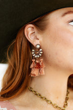 Load image into Gallery viewer, Copper Tassel Earrings