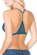 Load image into Gallery viewer, Triangle Lace Racerback Bralette