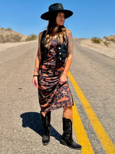 Load image into Gallery viewer, Aztec Cowboy Mesh Dress