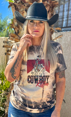 Cowboy Killers bleached tee