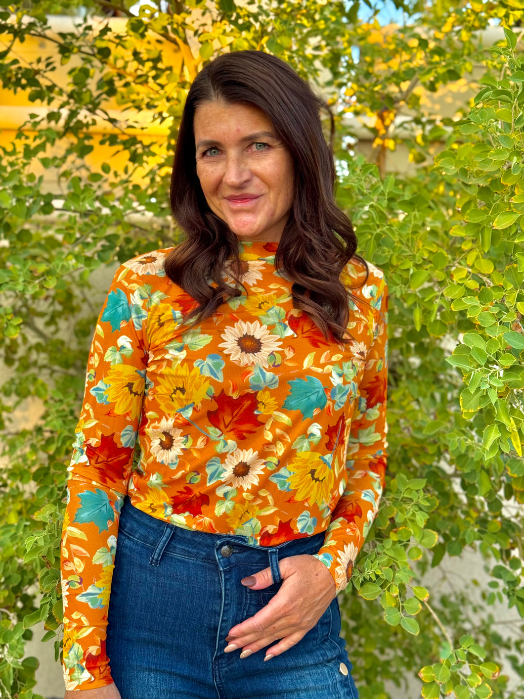Blissfully Blessed Mesh Top