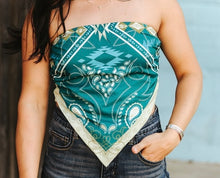 Load image into Gallery viewer, Boot Stitch Bandana Tube Top