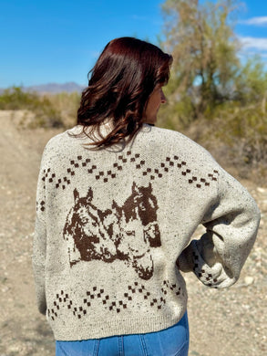 Tres Horses Sweater