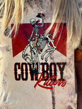 Load image into Gallery viewer, Cowboy Killers bleached tee