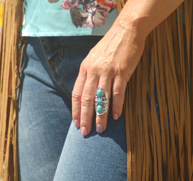 Bohemian Adjustable Ring