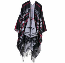 Load image into Gallery viewer, Reversible Aztec Shawl