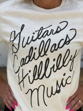 Load image into Gallery viewer, Guitars Cadillacs Hillbilly Music tee