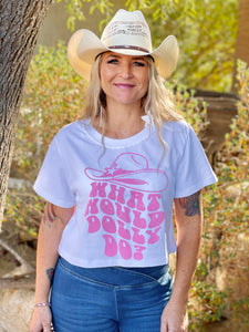 What Would Dolly Do crop tee