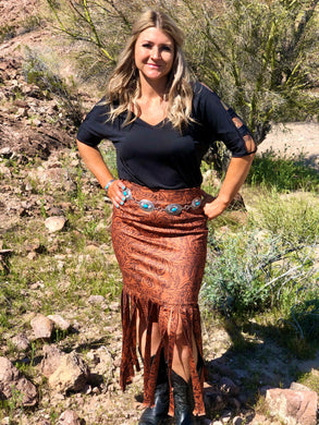 Lonestar Fringe skirt