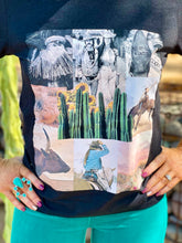 Load image into Gallery viewer, Cowgirl Collage tee