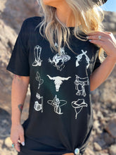 Load image into Gallery viewer, Western Elements tee shirt dress