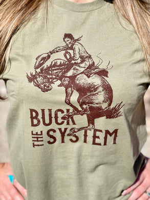 Buck the System tee