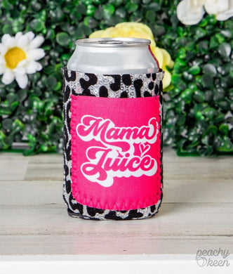 Mama Juice sequin can cooler