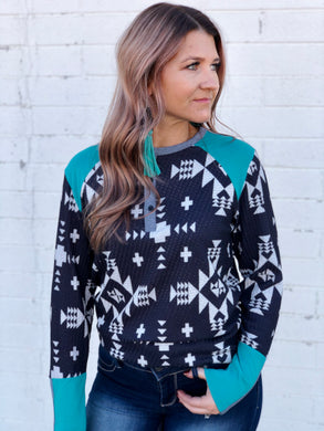 Mad Dog Aztec top