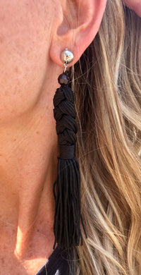 Plot Twist earrings - Black