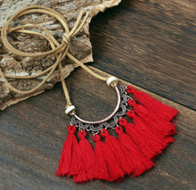 Load image into Gallery viewer, Boho Tassel Necklace