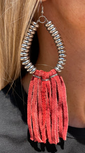 Tucson Ridge earrings - Red