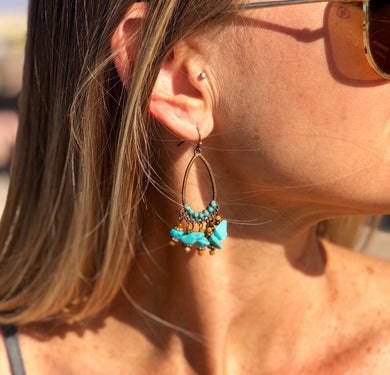 Bohemian Stone earrings