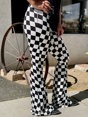 Finish Line Checkered flares