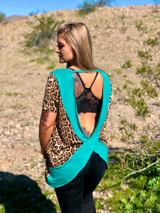 Leopard Me Turquoise