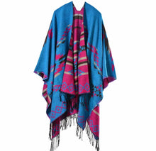 Load image into Gallery viewer, Reversible Aztec Shawl